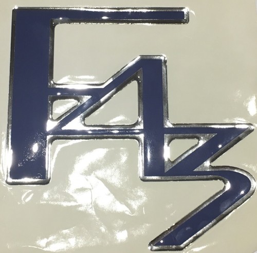 Sealine f43 blue chrome emblem - blue/chrome,