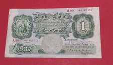 B212  £1 Mahon A99  Note 1928 , f ,Last Run  Of First Production  Run