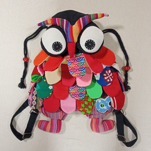 Owl backpack festival boho - owl,