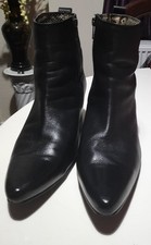 Club Cubano LENNON Mens Casual  Zip Comfort Leather Cuban Boots.  Size 8