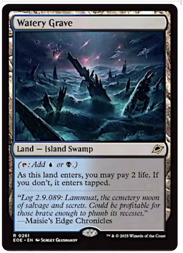 Watery grave edge of - edge,