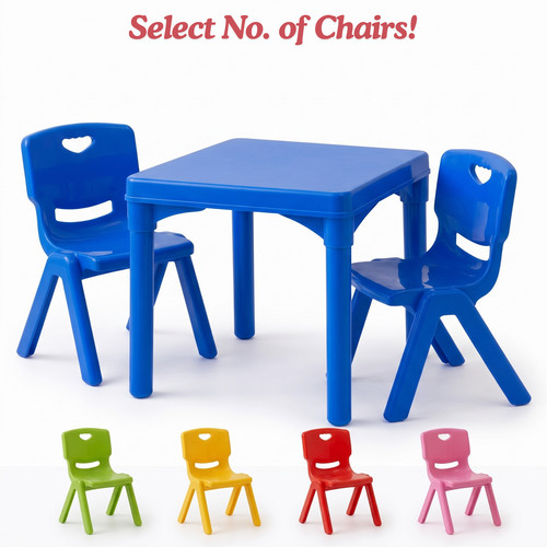 Kids plastic table and chair - table,