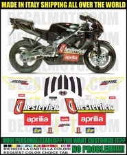 1995 RS 125 REPLICA CHESTER MAX BIAGGI STICKERS COMPATIBLE KIT