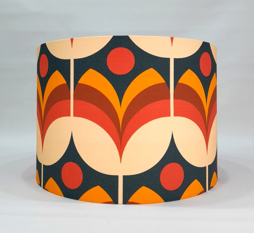 Drum lampshade handmade - drum, in