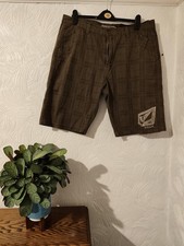 Volcom men's plaid shorts in