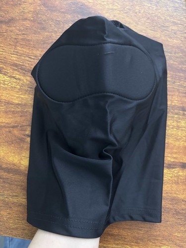 Black full face mask elastic - black,