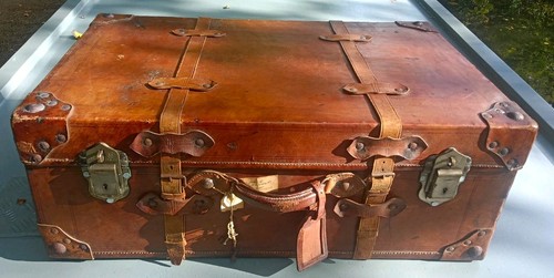Antique 1920s english leather - antique,