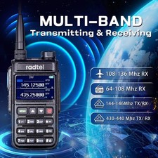 Radtel RT-890 Full Band Amateur Radio Transceiver, Air Band Receiver, 