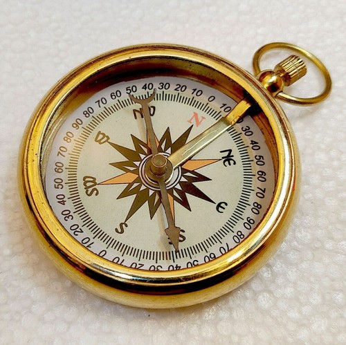 Maritime antique brass - brass, compass