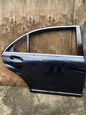 Mercedes S Class Door Shell Driver Side Rear Limo W221 Door Shell Blue OSR 2006