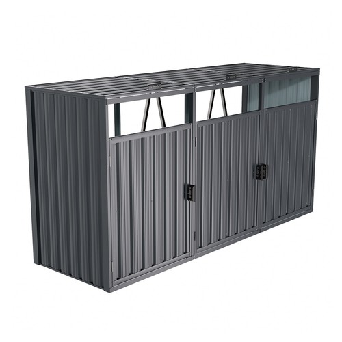 Double triple wheelie bin - double/triple,