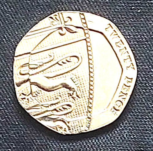 2021 20p coin - 2021, twenty