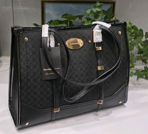 River island black shopper - river,