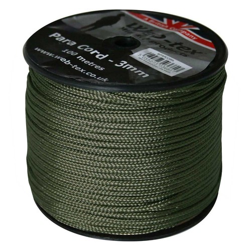 3mm nylon paracord roll - 3mm,