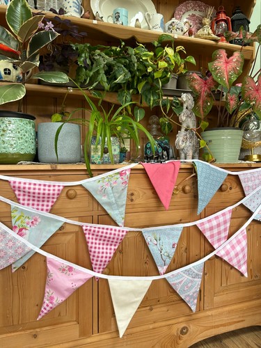 10m pink bunting wedding - bunting,,