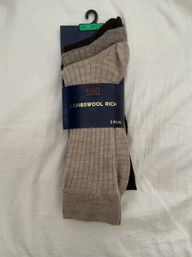 Mens lambswool socks x - lambswool,