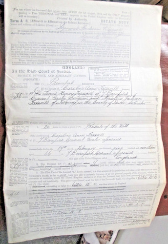 Inland revenue 1919 estate - inland,