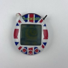 Tamagotchi Union Jack GB English Version Bandai Wiz 2004 Vintage WORKING