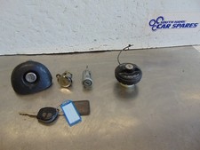 Vauxhall Agila Lock kit 03-07 Ignition barrel, boot & door, Fuel cap 1x Key