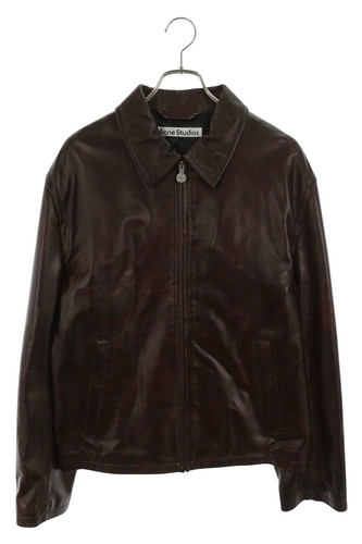 Acne studios leather jacket - leather,