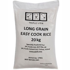 Triple Lion Easy Cook Long Grain Rice | 1x20kg | Free Delivery