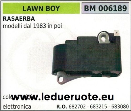 Coil lawn mower - coil, boy