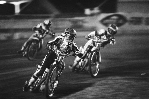 Motorcycle speedway rider - motorcycle,