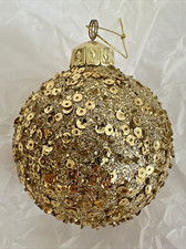 Vintage blown glass gold - vintage,