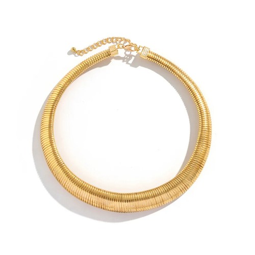 Chunky choker necklace - necklace, torque