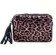 Ladies Leopard Print Leather