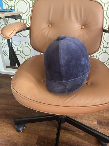 Navy velvet equestrian - equestrian, riding