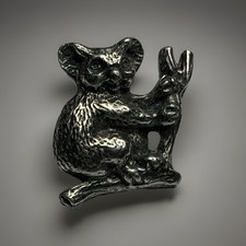 Vintage Pewter Koala Bear