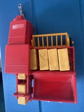 Britains New Holland 376 Hay Baler With Bales. Working