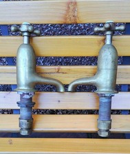 Large Original Bath Taps Pair