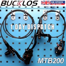 BUCKLOS MTB BMX Bike Hydraulic Disc Brakes Front 800mm Rear 1500mm IS/PM 160mm