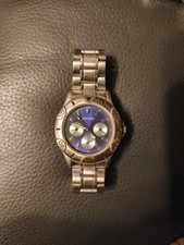 Vintage Sekonda 3592AKT Blue Dial  Quartz Gents Stainless Steel Watch. VGC