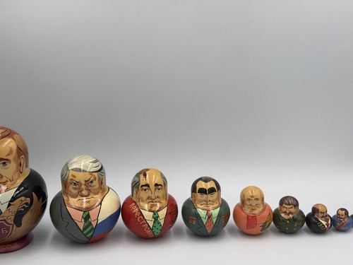 Russian leaders nesting dolls - leaders,