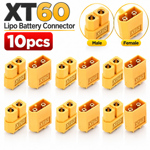 10pcs 5pairs xt60 male female - 10pcs,