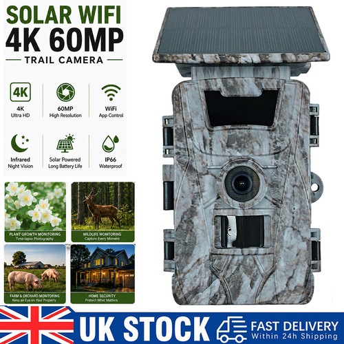 60mp solar trail camera - solar,
