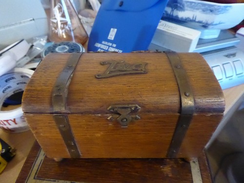 Collectors vintage wooden tea - collectors,