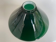 Vintage Green Glass Lamp