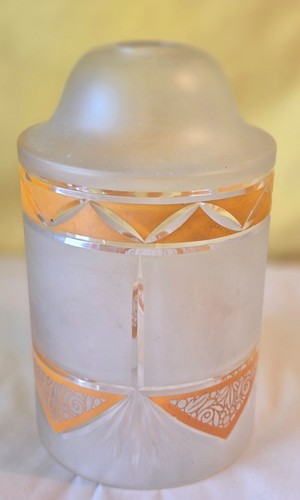Unusual art deco - art, frosted