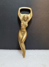 Vintage Brass Risqué Bottle