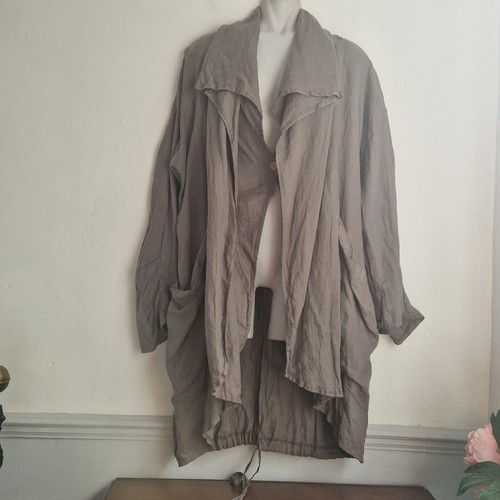 Italian lagenlook linen draped - italian,
