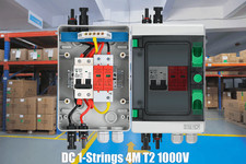 1000V Solar Combiner Box Surge Lightning Protection PV Circuit Breaker  DC IP65