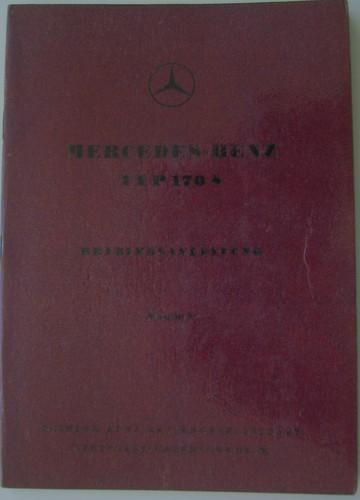 Mercedes benz type 170 - mercedes, s