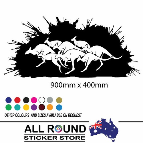 Large kangaroo sticker - ,