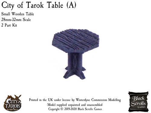 City tarok table - tarok, (a)