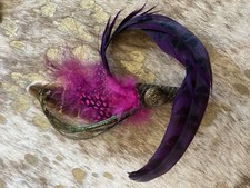 feather brooch pin