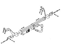 Swan neck tow - bar, citroen